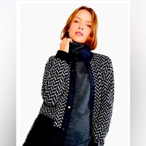 ⭐️⭐️ NIC + ZOE QUILTED MIX MEDIA COAT NWT